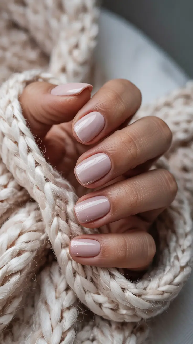 cute spring nail colors 2026 Milky Blush Sheer - Barely There Romance