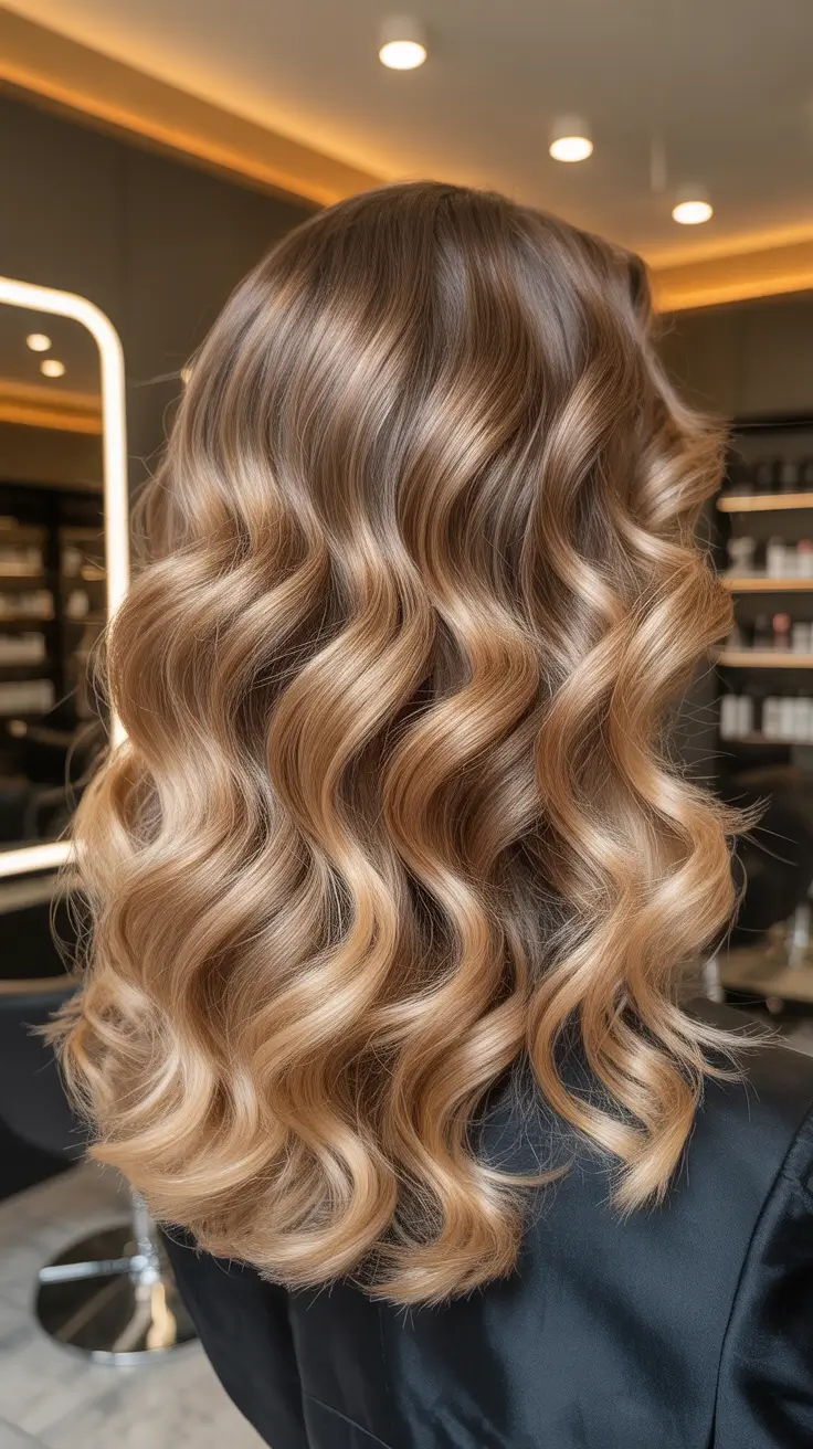 elegant spring blonde hair color designs 2026 Neutral Blonde Waves With Luminous Finish