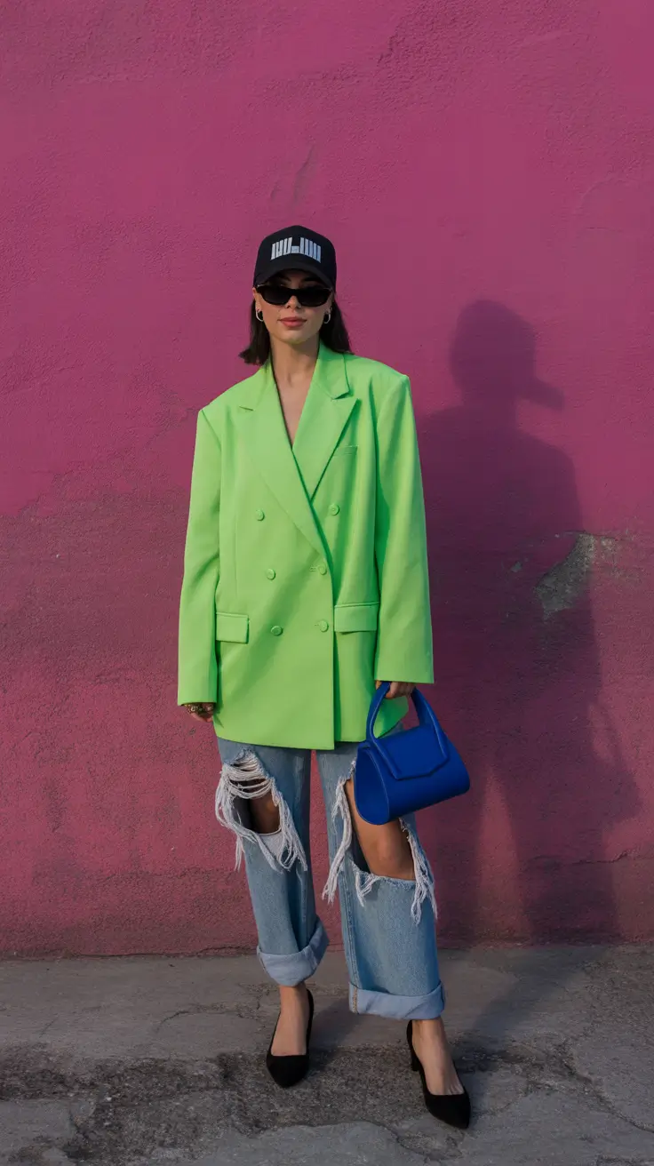 March Outfits Ideas Spring 2026 Tailored Blazer With Denim