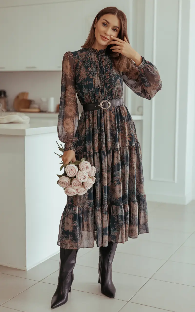 must-have spring dress outfits 2026 Romantic Midis With a Grounded Finish