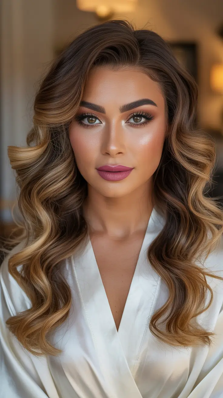 natural spring hairstyles 2026 Glossy Waves with Natural Volume