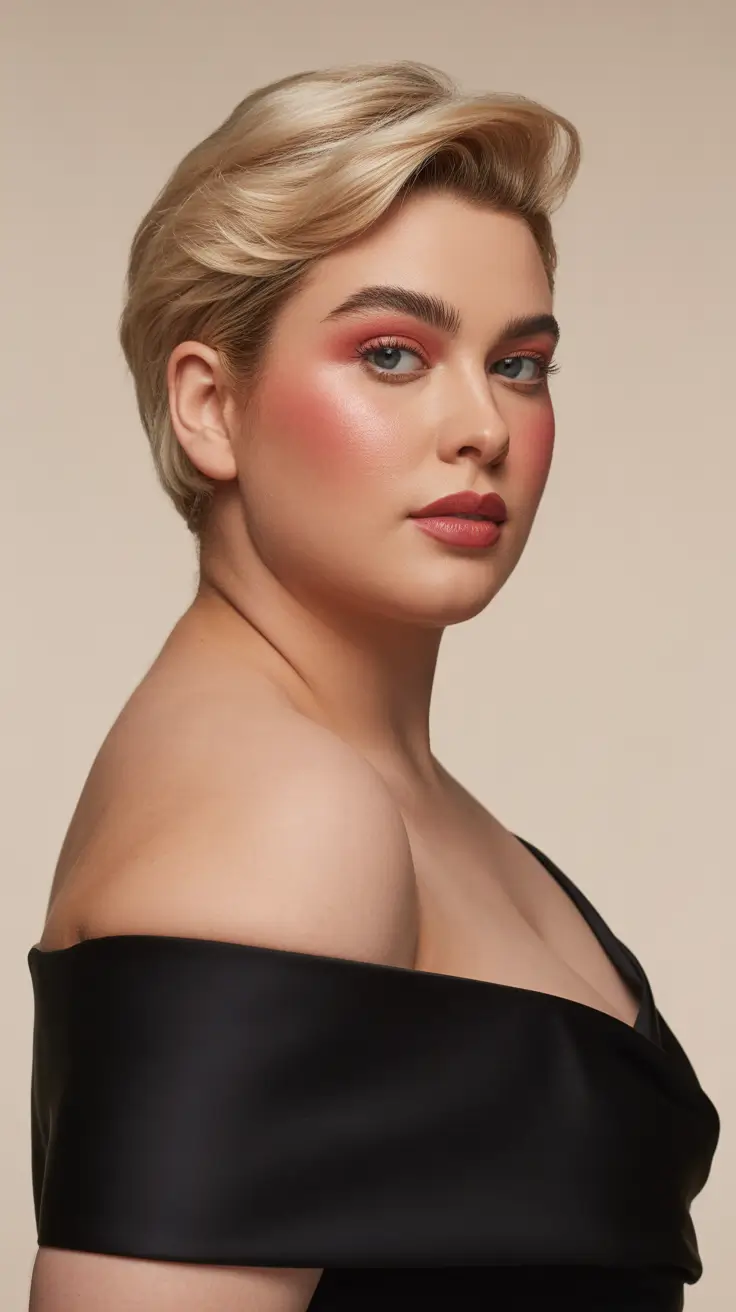 Playful Spring Haircuts for Plus Size Women 2026 Modern Pixie