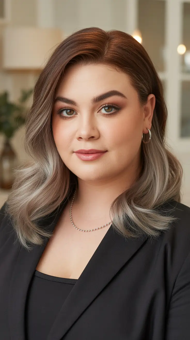 Playful Spring Haircuts for Plus Size Women 2026 Polished Lob