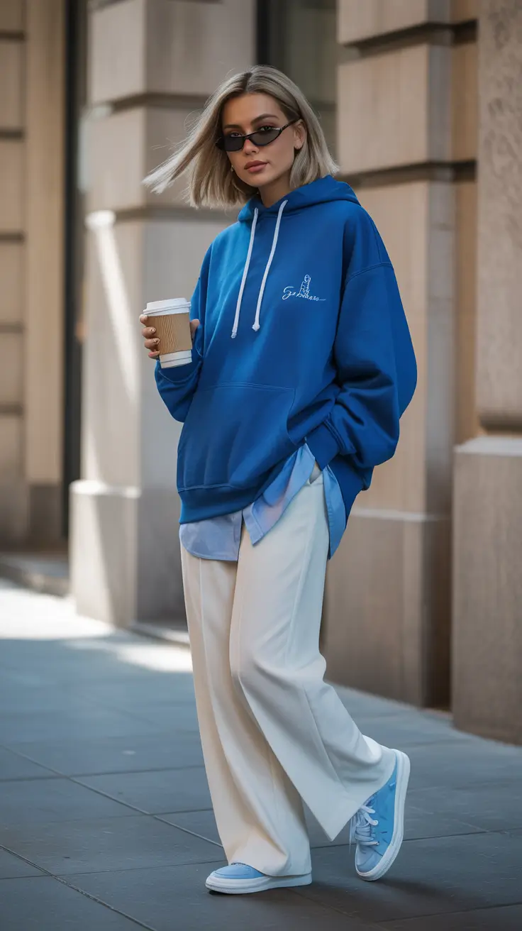 popular comfy spring outfits 2026 Sporty Layers With a Polished Twist