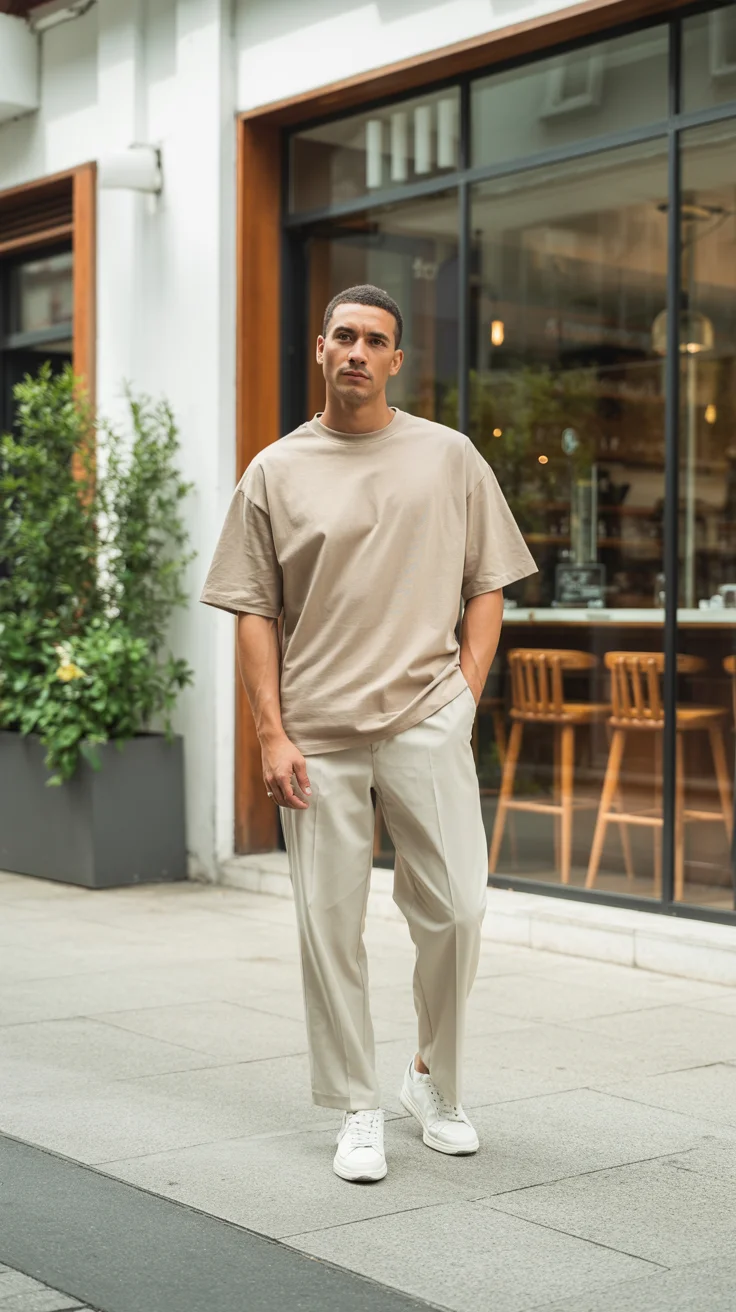 casual summer outfits men 2026 Modern Minimal Neutrals That Always Feel Right