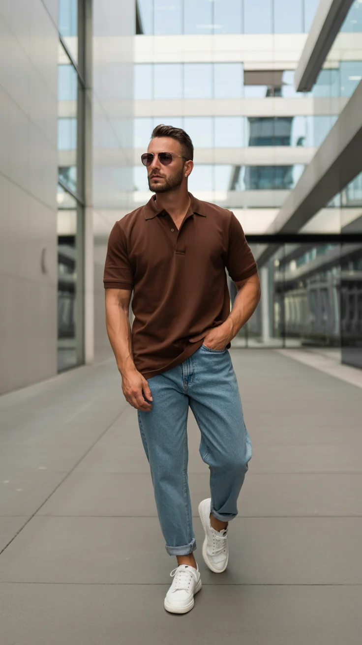casual summer outfits men 2026 Minimal Polo Looks That Quietly Say You’ve Got Taste