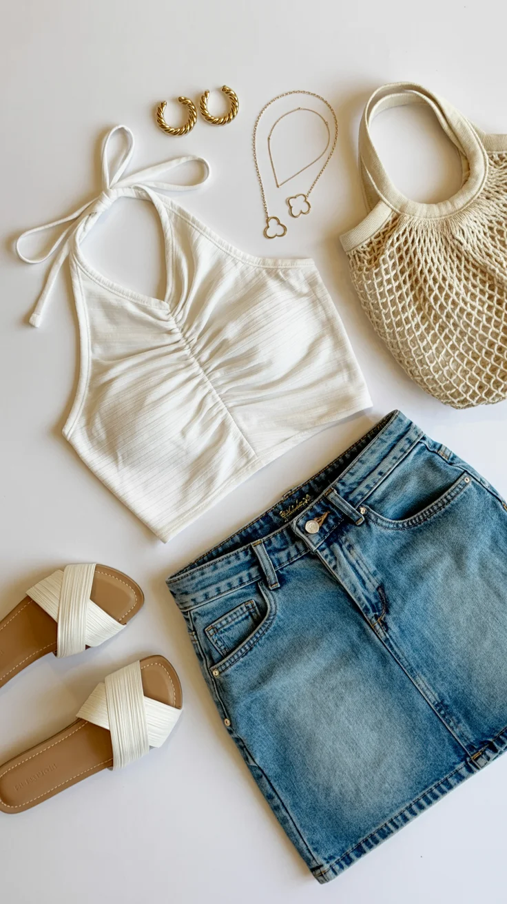 cute summer outfits for teens 2026 Soft Neutrals and Minimal Summer Mood