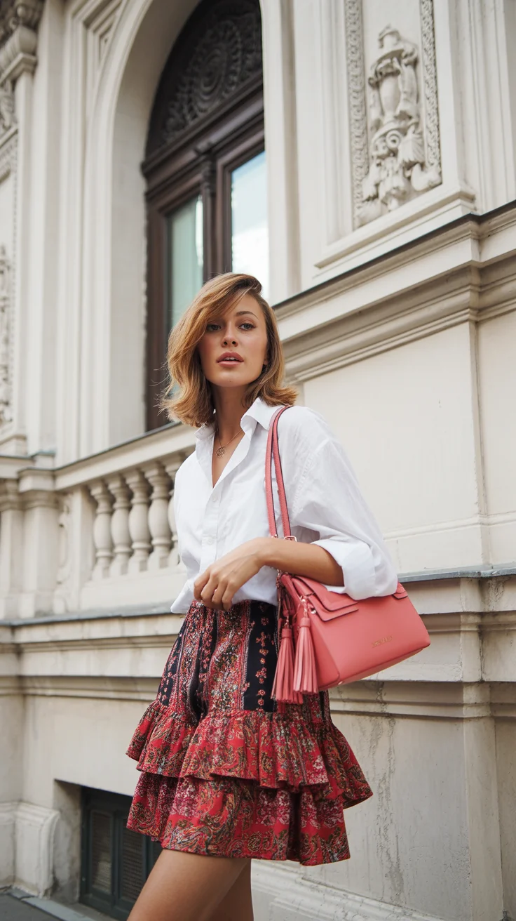 cute summer outfits for teens 2026 City Romance with a Twist of Vintage