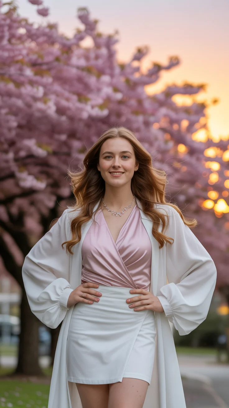 graduation look ideas 2026 Soft Spring Pastels for a Light and Elegant Graduation Look