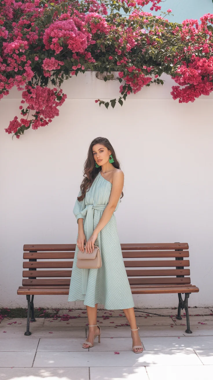 graduation look ideas 2026 Fresh Mint Elegance for a Spring Graduation Day