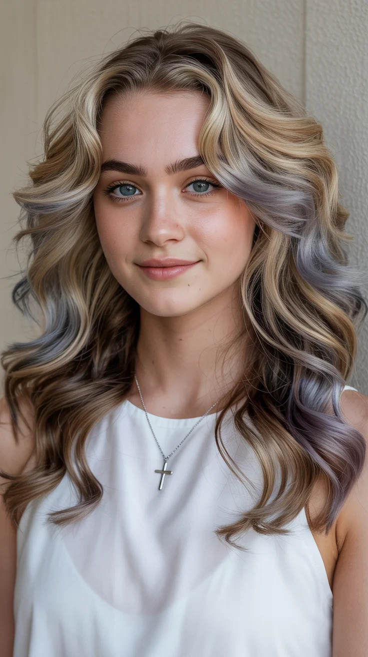 hair color for blondes summer 2026 Soft Mushroom Blonde with Cool Lavender Hints
