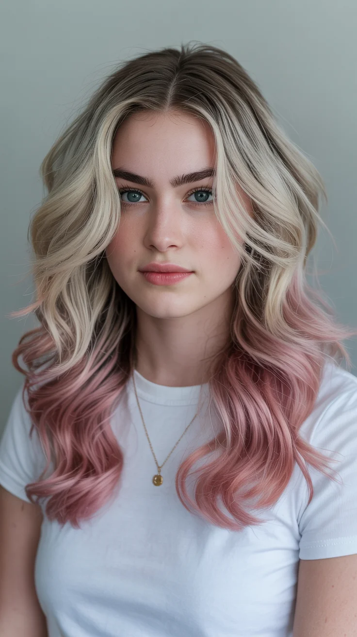 hair color for blondes summer 2026 Neutral Blonde with Rosy Melted Lengths