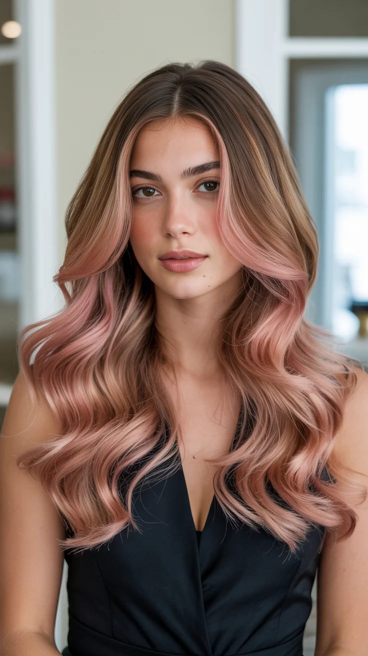 hair color for blondes summer 2026 Rose Gold Blonde with Seamless Face-Framing Glow
