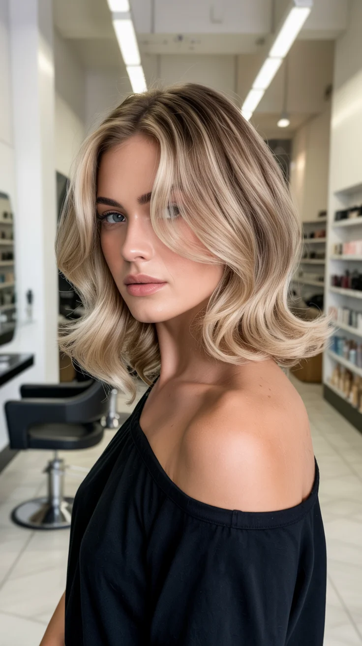 hair color for blondes summer 2026 Cool Beige Blonde with Effortless Mid-Length Volume