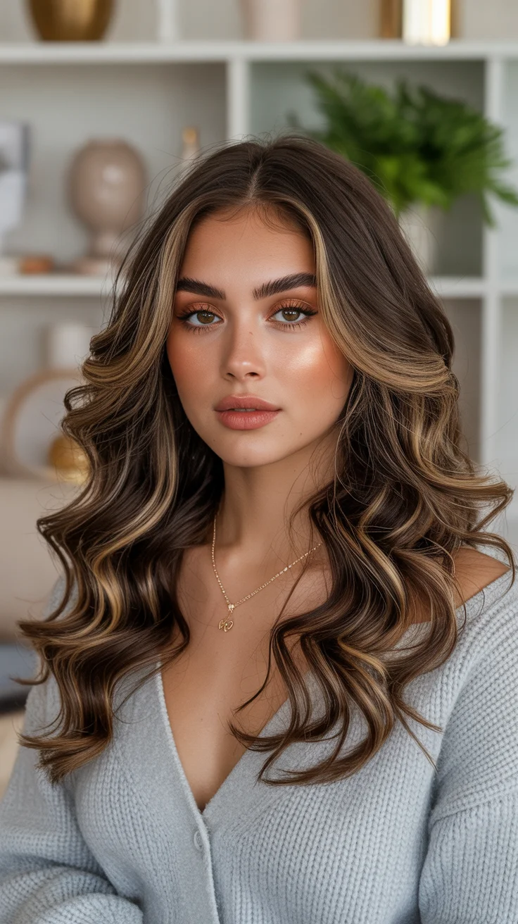 hair color ideas for brunettes summer 2026 Glossy Espresso with Subtle Caramel Contours