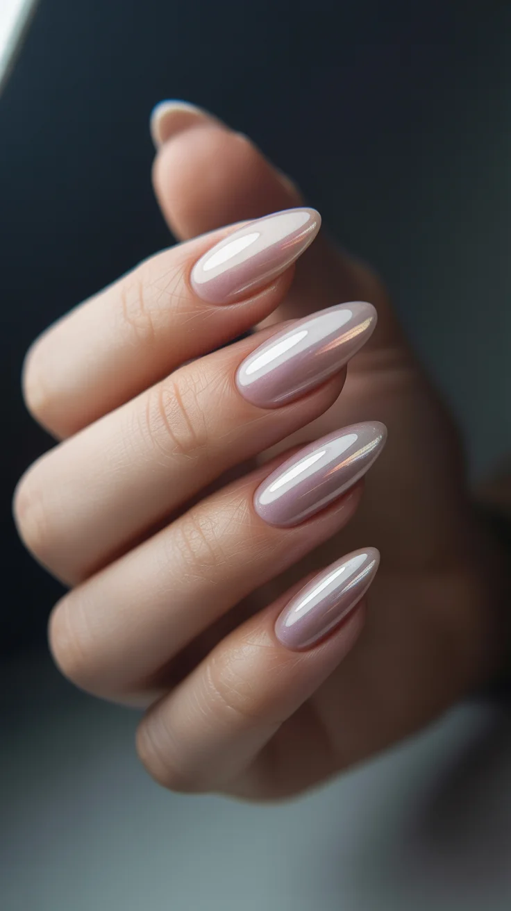 nail colors ideas for summer 2026 Glossy Milky Pink The Quiet Luxury of Summer Nails