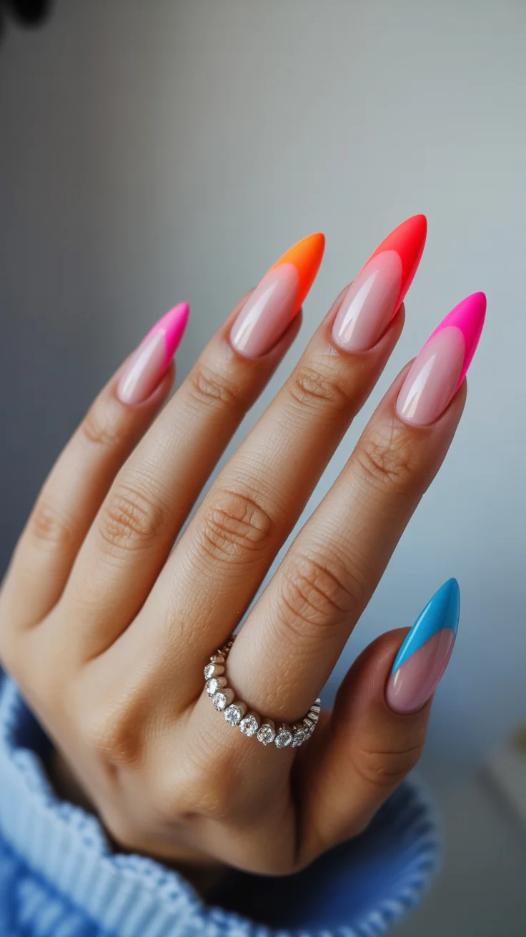 summer-2026-nail-inspo-neon-french-tips