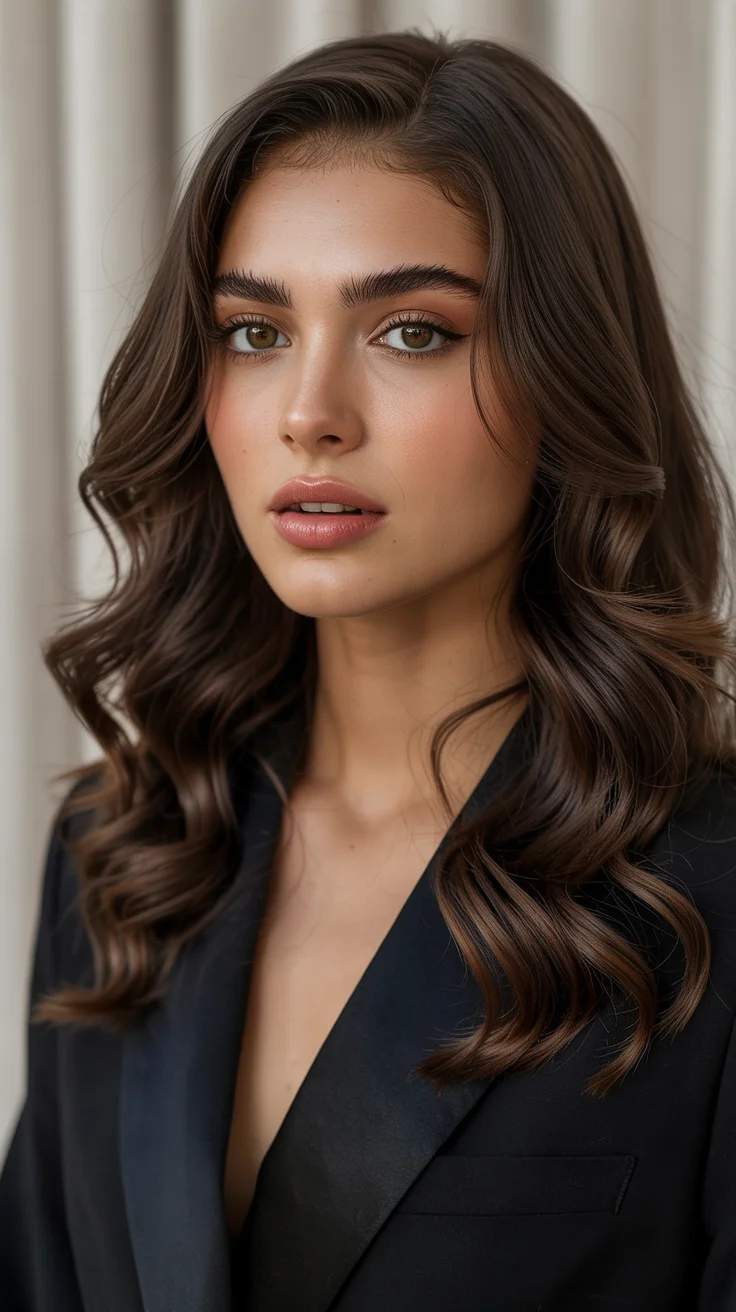 spring to summer season hair color ideas 2026 Velvet Chocolate Waves