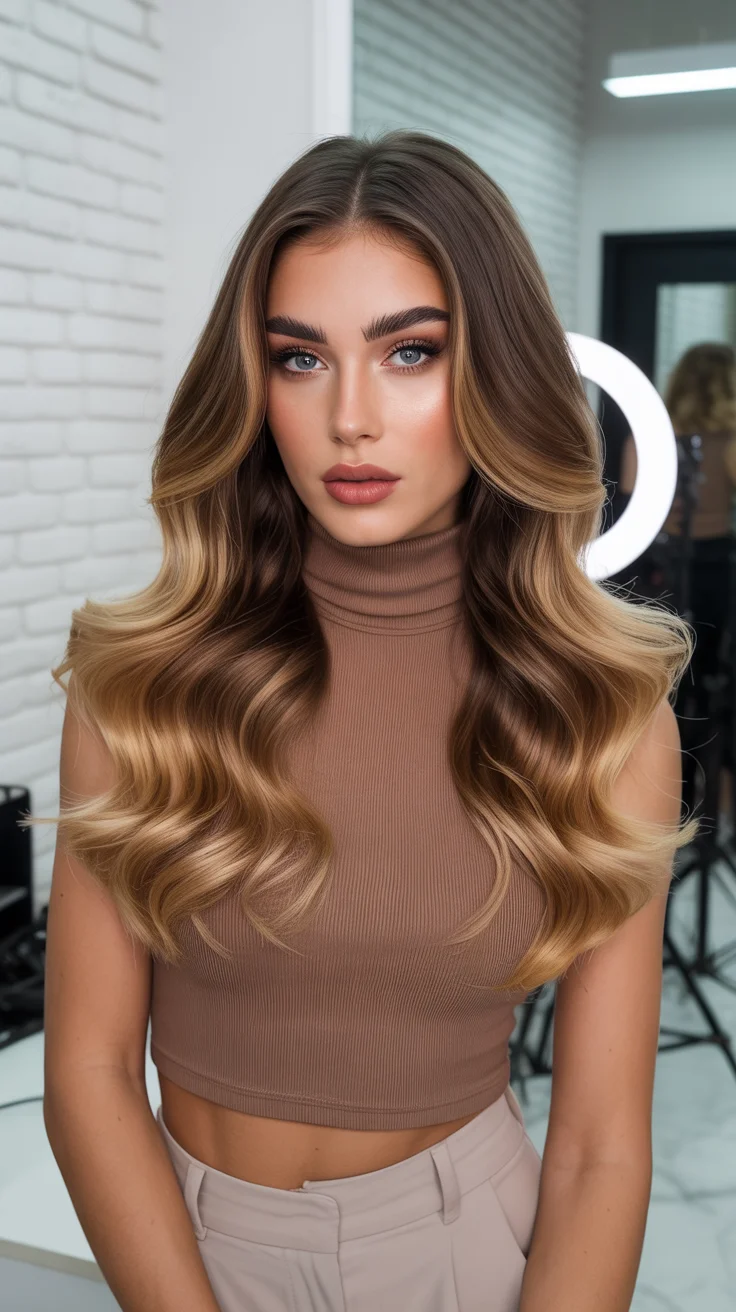spring to summer season hair color ideas 2026 Honey Beige Balayage