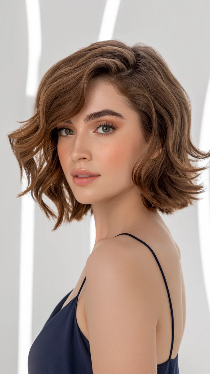 spring to summer season haircuts ideas 2026 Playful Textured Waves for Breezy Summer Days