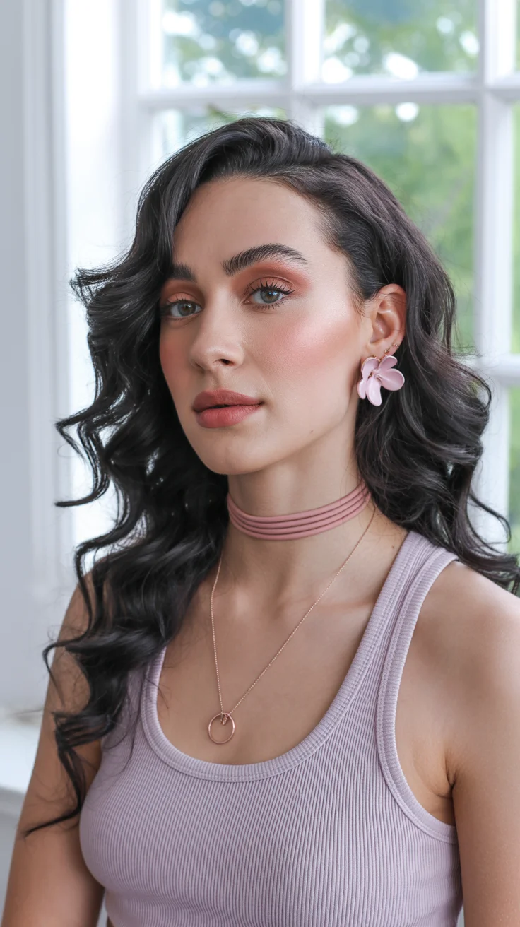 spring to summer season hairstyles ideas 2026 glossy voluminous waves