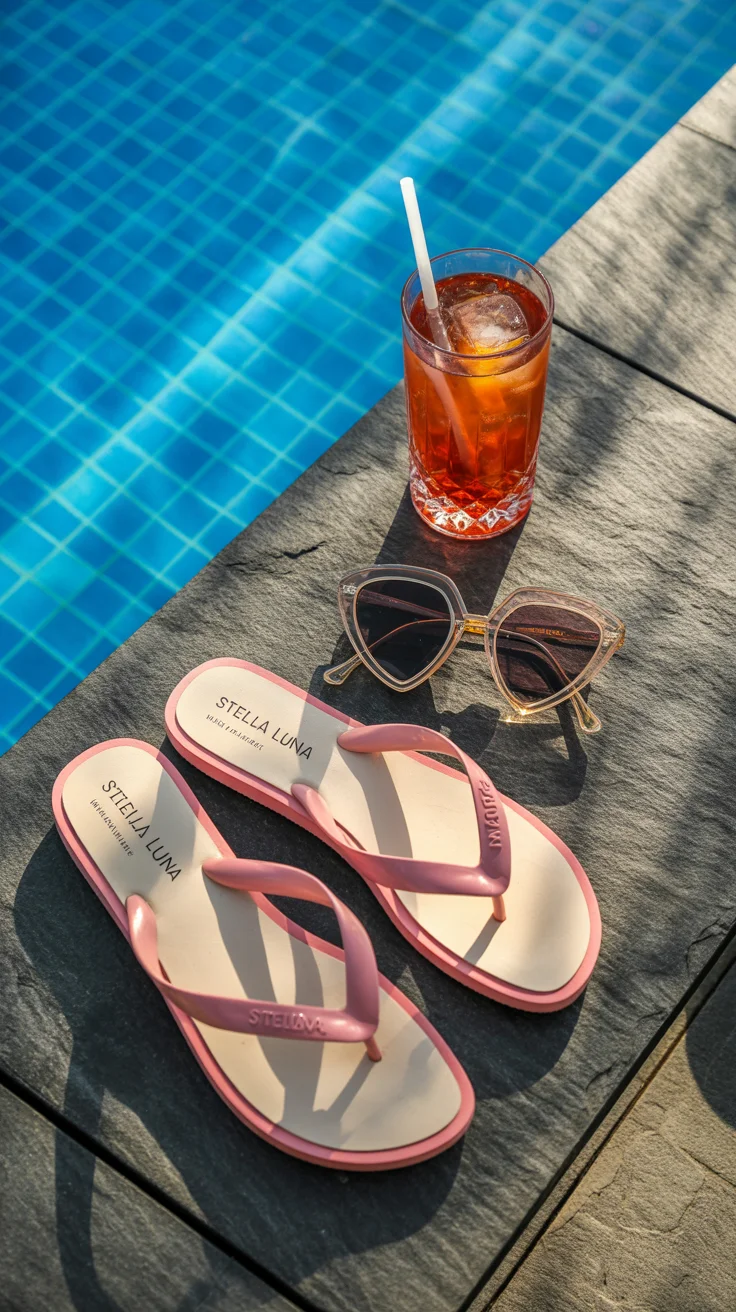 summer flip flops for women 2026 Poolside Ease - When Flip-Flops Become a Mood