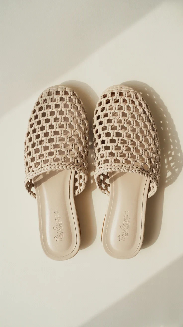 summer flip flops for women 2026 Textured Neutrals - Soft Minimalism That Feels Expensive