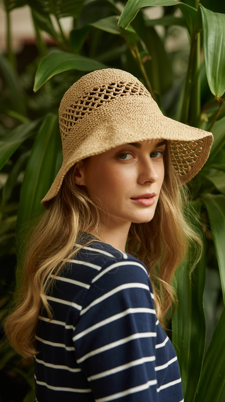 summer heads 2026 Structured Straw Hats - Elevated Everyday Ease