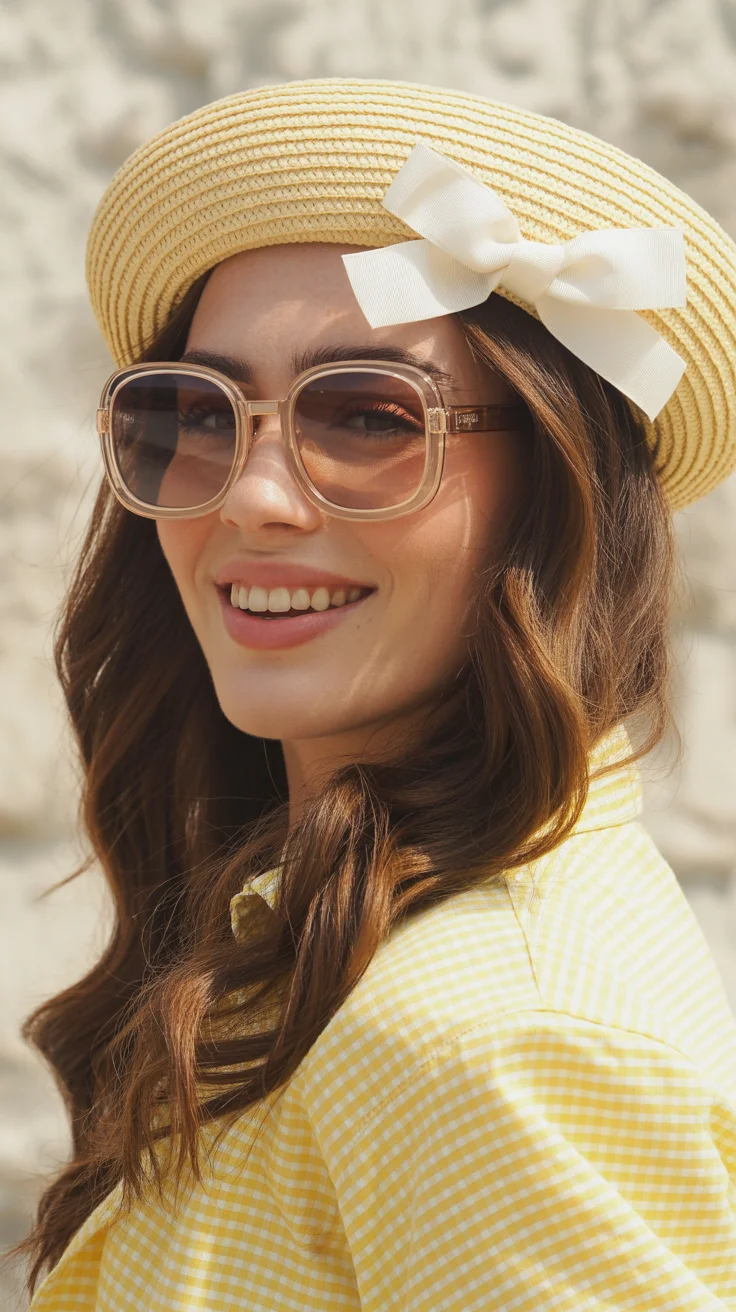 summer heads 2026 Bow-Detail Straw Hats - Playful Meets Polished