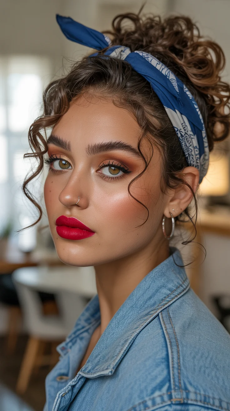 summer heads 2026 Knot-Tied Bandanas - Effortless Edge Meets Everyday Beauty