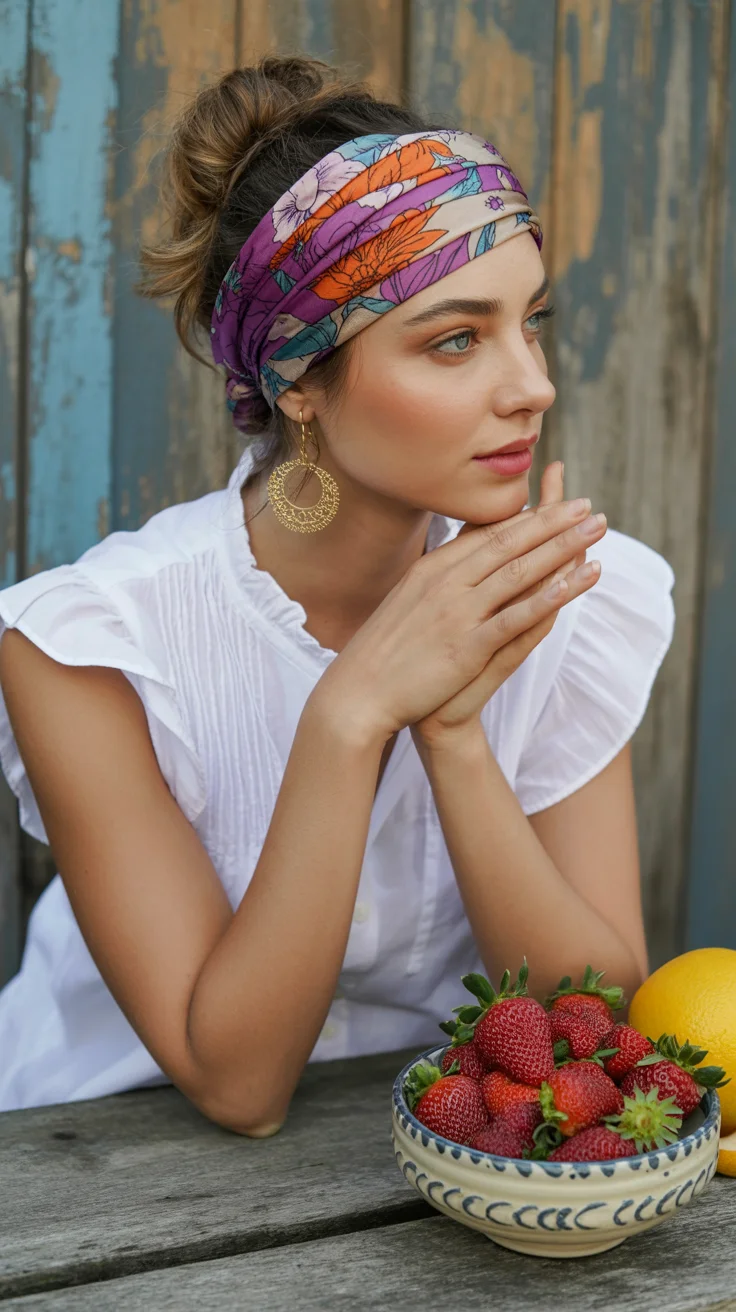 summer heads 2026 Wrapped Headbands - Color Texture Personality