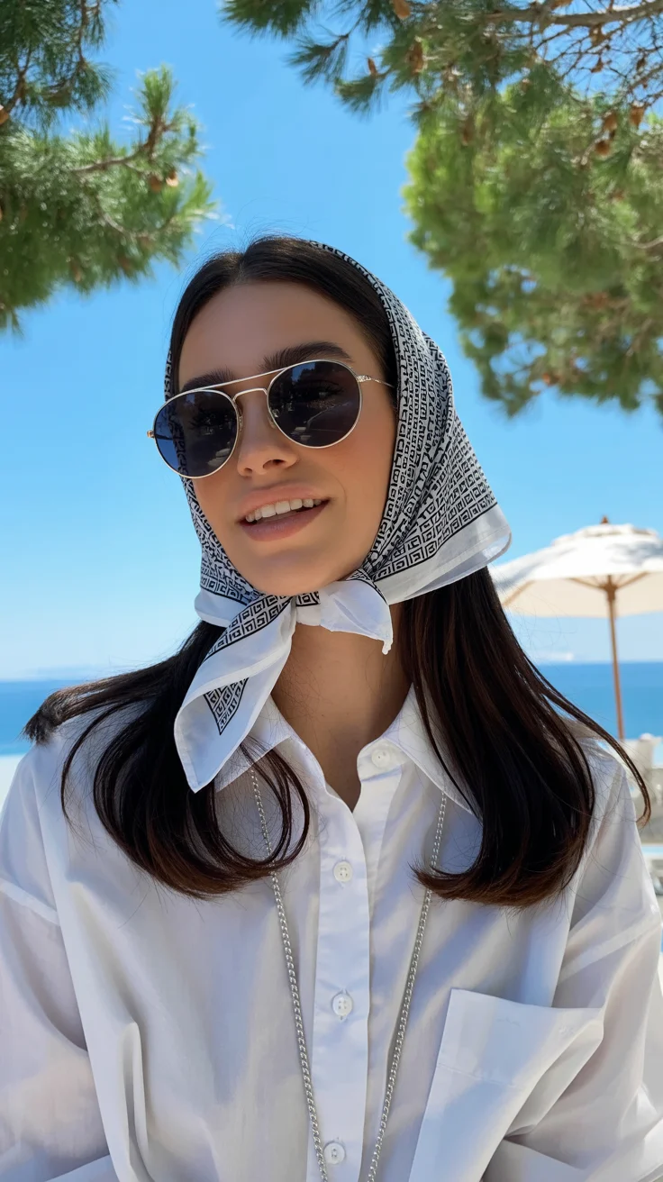 summer heads 2026 Silk Scarves by the Sea - Effortless Chic, Always