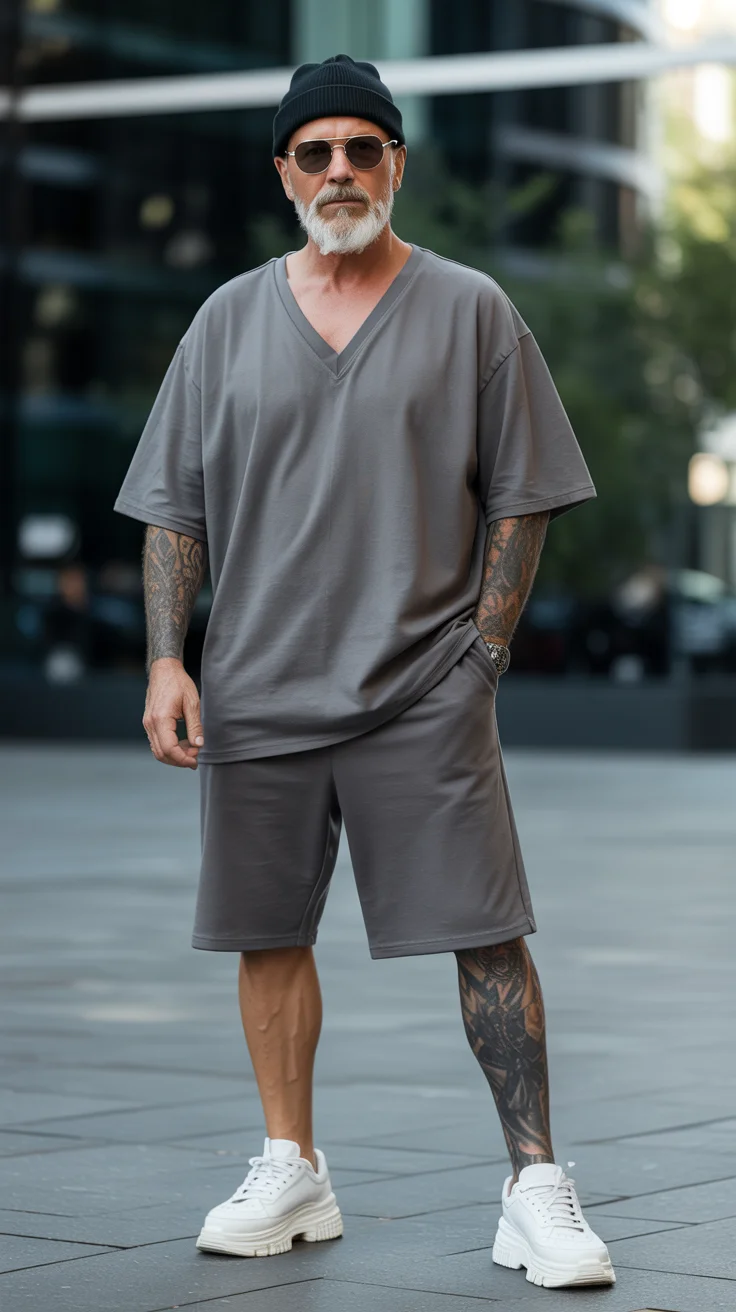 summer outfits for men 2026 Relaxed Street Minimalism with an Edge