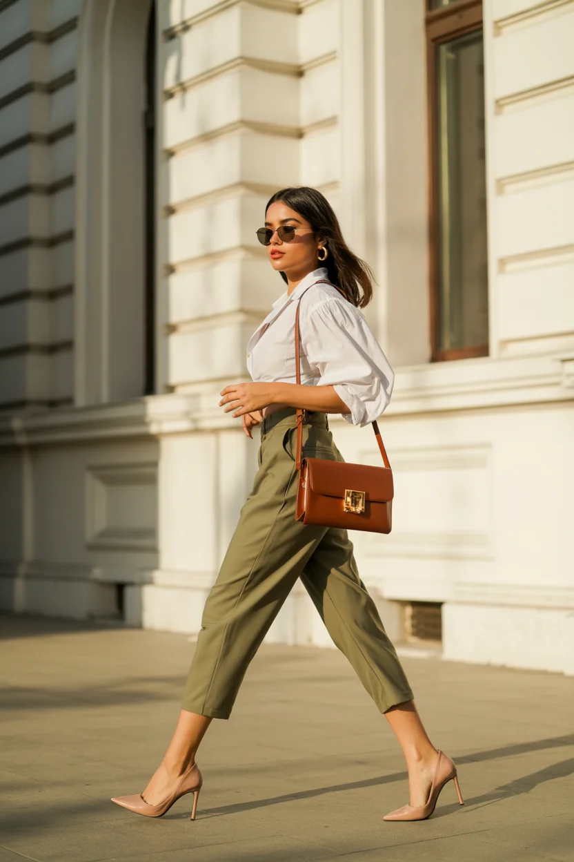 summer outfits with heels for women 2026 Polished Daywear with a Structured Twist