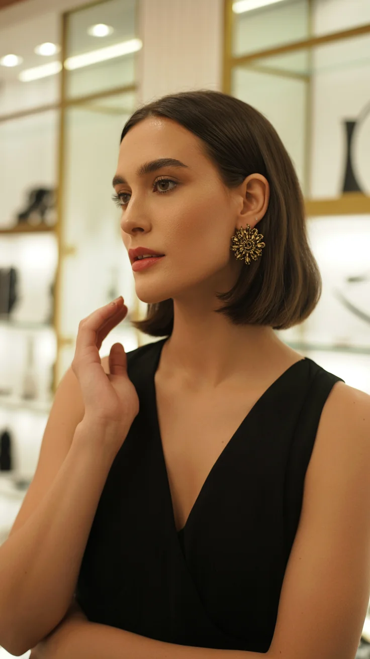 summer short haircut ideas 2026 Polished French Bob with a Soft Power Edge