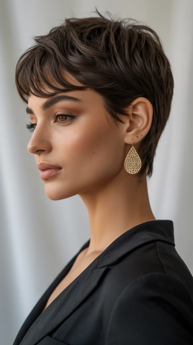 summer short haircut ideas 2026 Soft Pixie with Feminine Texture