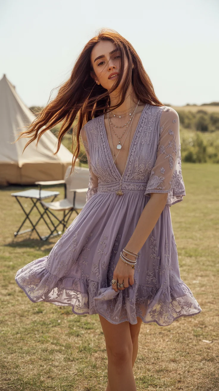 swimsuit coverups outfit 2026 Boho Drift - The Lace-Inspired Coverup Dress Beyond the Beach