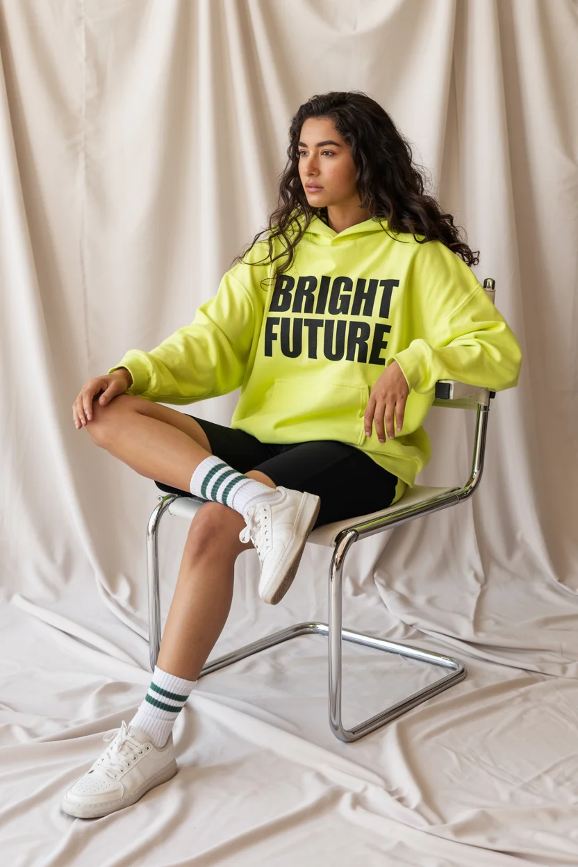 teen girls summer outfits 2026 Sporty neon layers that turn comfort into a statement