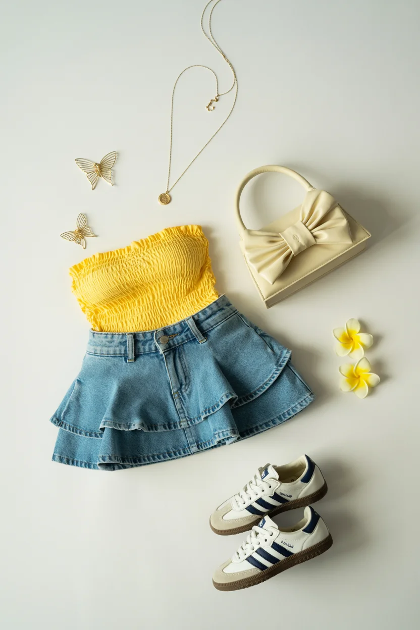 teen girls summer outfits 2026 Bright playful minis that feel like summer bottled up