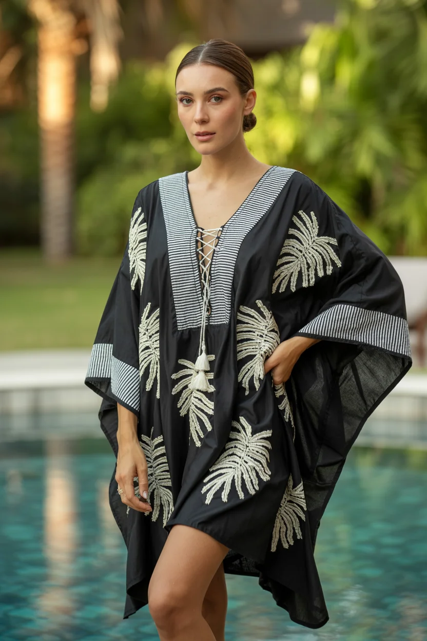 beach tunic cover up 2026 Modern Resort Minimalism with Texture