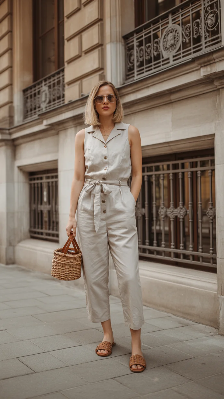 casual summer outfits for women 2026 Soft Tailoring and Linen Ease That Just Works