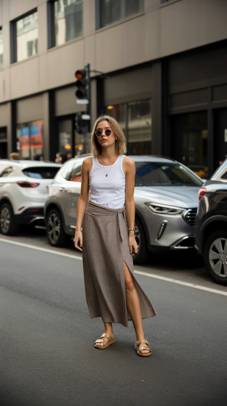 casual summer outfits for women 2026 Effortless City Skirt with a Summer Twist