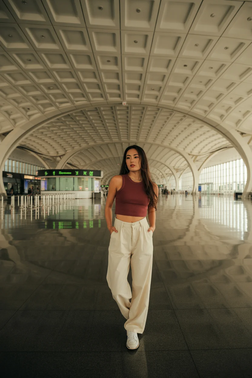 comfy airport outfits summer 2026 Clean Lines and Quiet Confidence