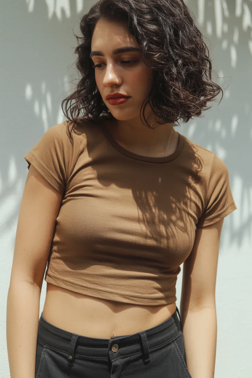 cute summer short haircuts 2026 Curly Textured Bob with Sunlit Definition