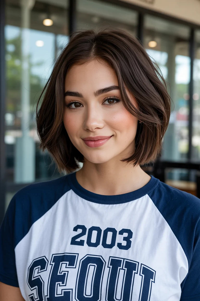 cute summer short haircuts 2026 Classic Soft Bob with Everyday Freshness