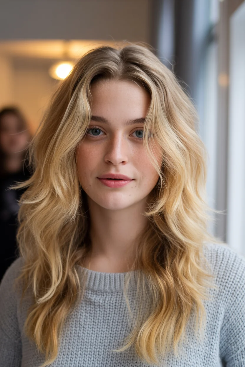 edgy summer wolf cut 2026 Golden Summer Wolf with Natural Flow