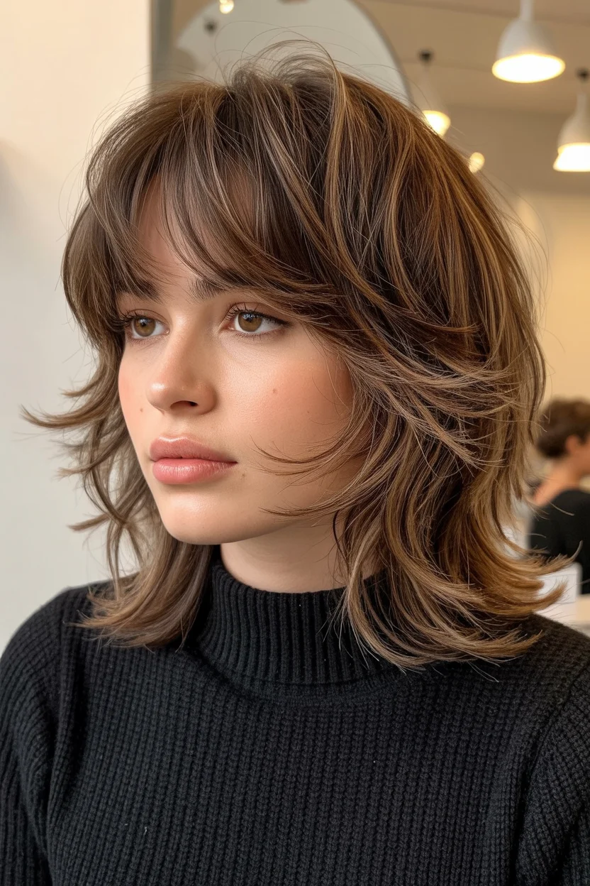 edgy summer wolf cut 2026 Short Wolf Bob with Playful Edge