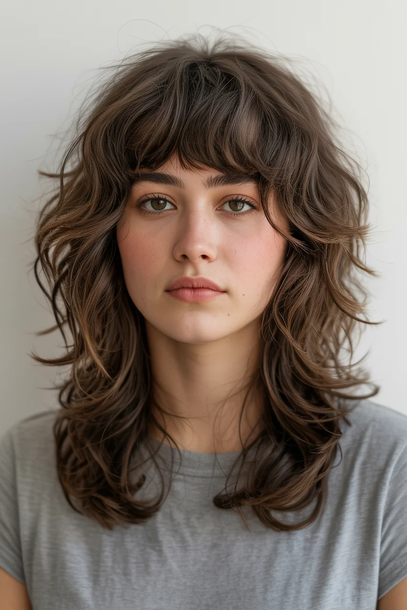 edgy summer wolf cut 2026 Classic Shag Wolf Hybrid with Lived-In Texture