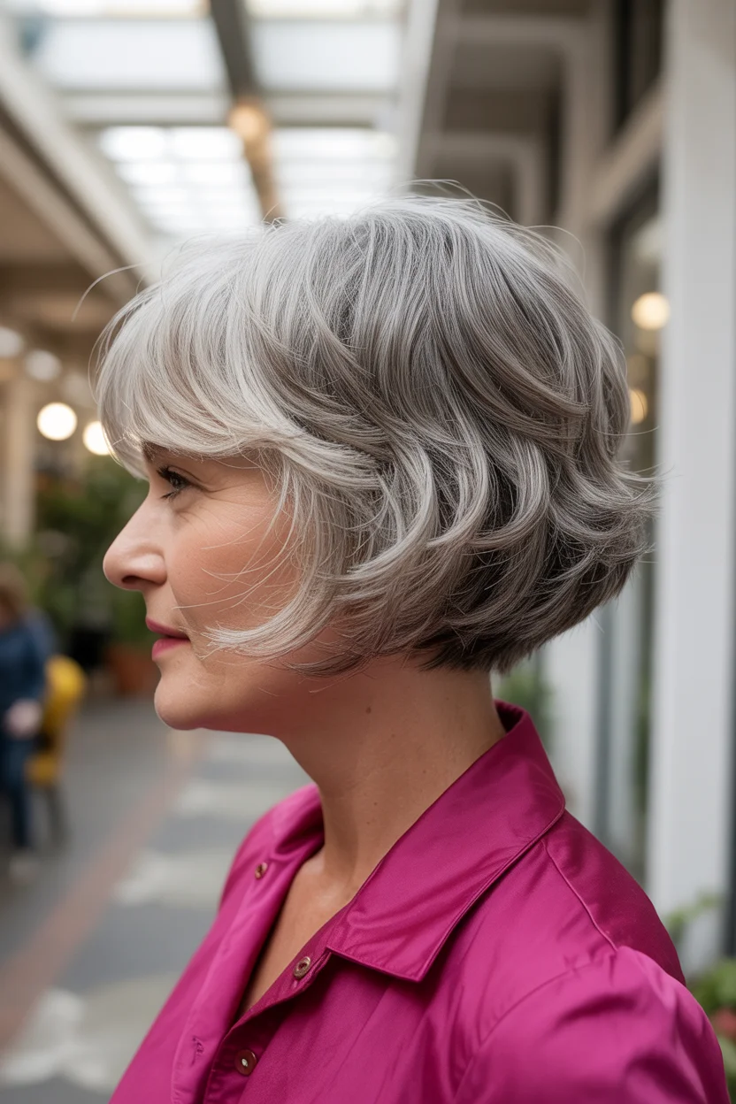 flattering summer haircuts for women over 60 2026 The French-Inspired Soft Bob With Movement