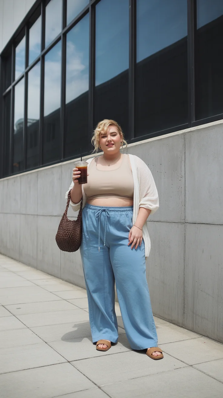 Plus Size Summer Outfits For Women 2026 Relaxed Comfort and Soft Layers - The Off-Duty Summer Mood